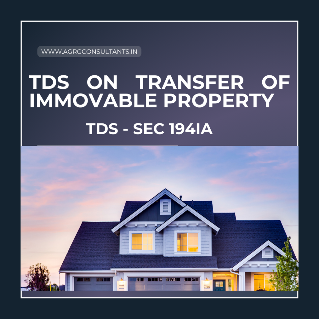 TDS on purchase of immovable property