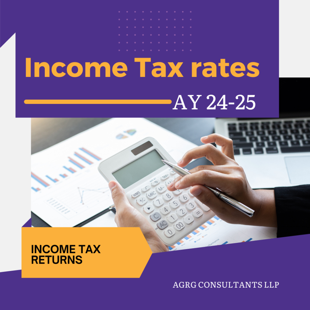 INCOME TAX RATES (AY 2024-25)