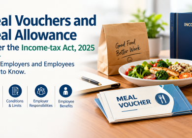 Meal Allowance under Income tax Act
